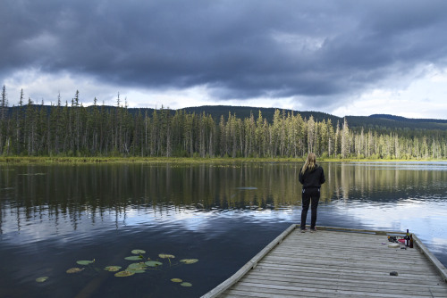 Nothing like a visit from the sister and a straight run up the Stewart Cassiar Highway to find a lak