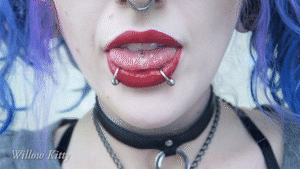 willowkitty:  Oral Fixation | Split Tongue (12 minutes 24 seconds)  * GIFs are low