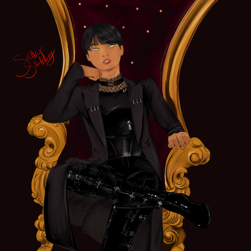 stxllarsketches:i just want hakyeon to wear thigh high leather boots for a good vampire concept is t