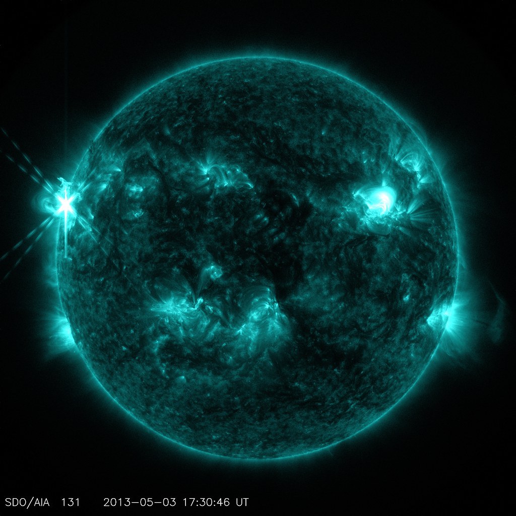 Sun Emits a Mid-Level Flare by NASA Goddard Photo and Video
