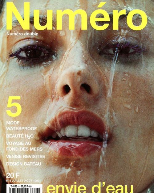 Cover: Numero France July/August 1999Model: Aurelie ClaudelPhotographer: Nathaniel GoldbergScanned f