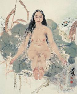 cg54kck:  by He Jiaying (Chinese b. 1957)