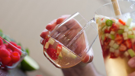 Recipe: Strawberry Basil Sangria
Unlike many sangrias, this one is designed to showcase the wine, not cover it up.