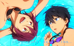 saaniyasha:  From the beginning all the way to the end// Free! end cards ep 1-12 