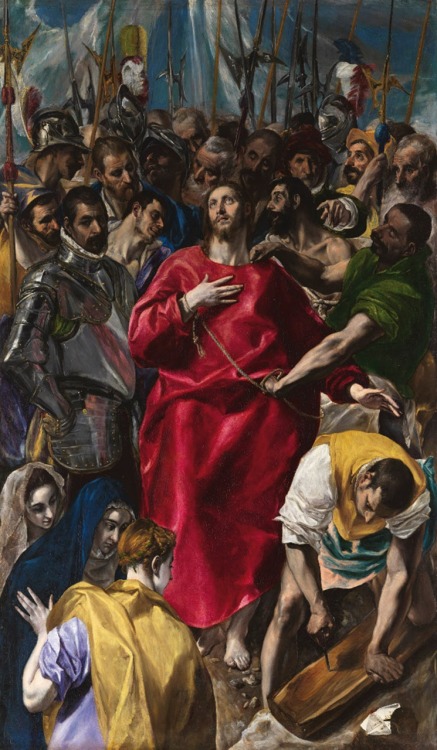 artist-elgreco:The Disrobing of Christ, 1579, El GrecoMedium: oil,canvas