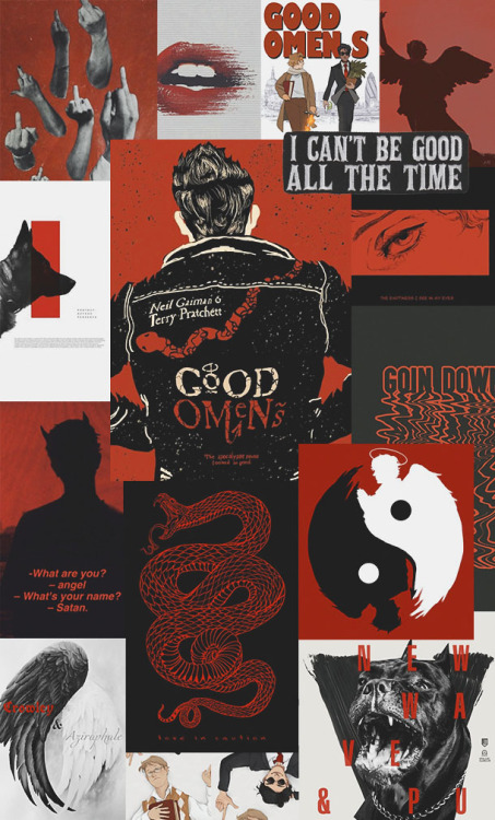 sherlxdestiel: GOOD OMENS LOCKSCREENlike/reblog if you save.credits to @dwstielsheen on twitter(d&ec