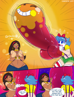 carmessi:  just a lil thingy with Gala and Giggles who belong to @aeolusxxx​, enjoy =D
