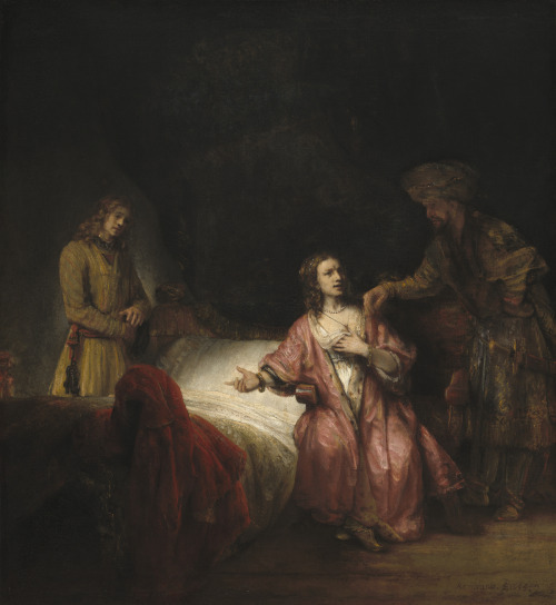 Workshop of Rembrandt, Joseph Accused by Potiphar’s Wife (1655), National Gallery of Art,