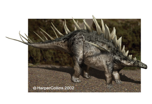 a-dinosaur-a-day:  Kentrosaurus (ken-tro-SORE-us) where: Forests of East Africa when: Late Jurassic Period, about 155 to 150 million years ago who: Described in 1915 by German paleontologist Edwin Hennig what: About 16 feet long and two tons in weight,