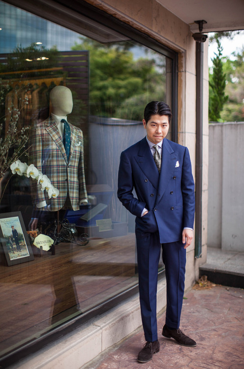 bntailor: B&TAILOR 6x1 double breasted suit