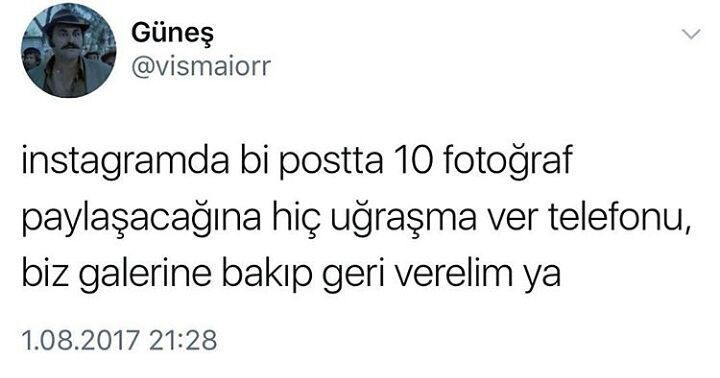 instagram'da bi postta  10...