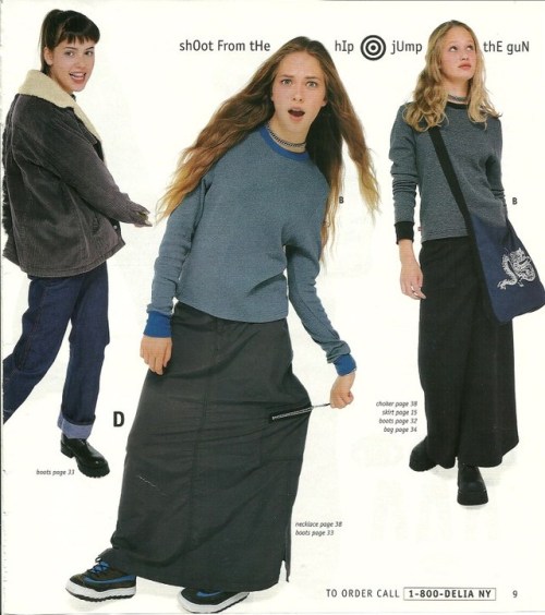 onemancircusact:my primary fashion inspo comes from 90s delias catalogs MEMORIES