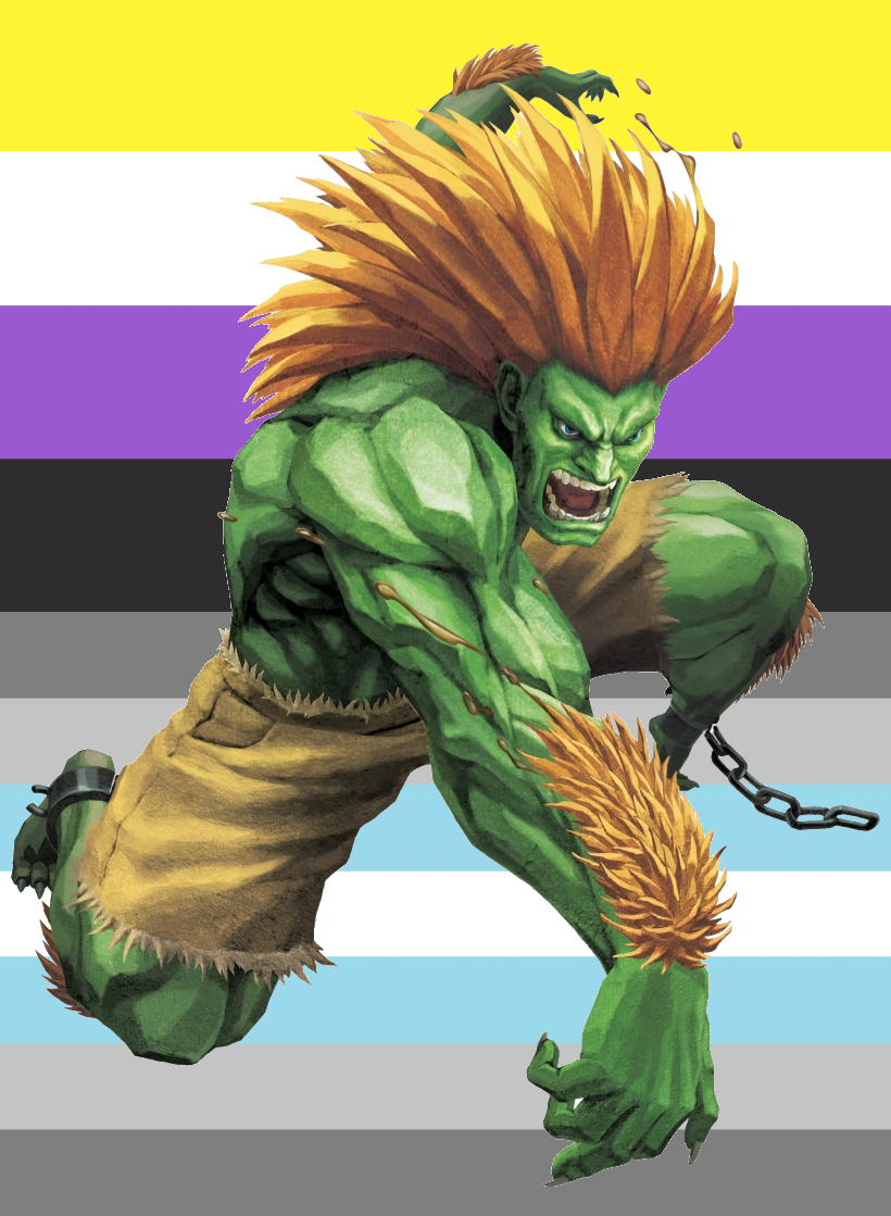 Happy Pride! — Blanka from Street Fighter is a nonbinary