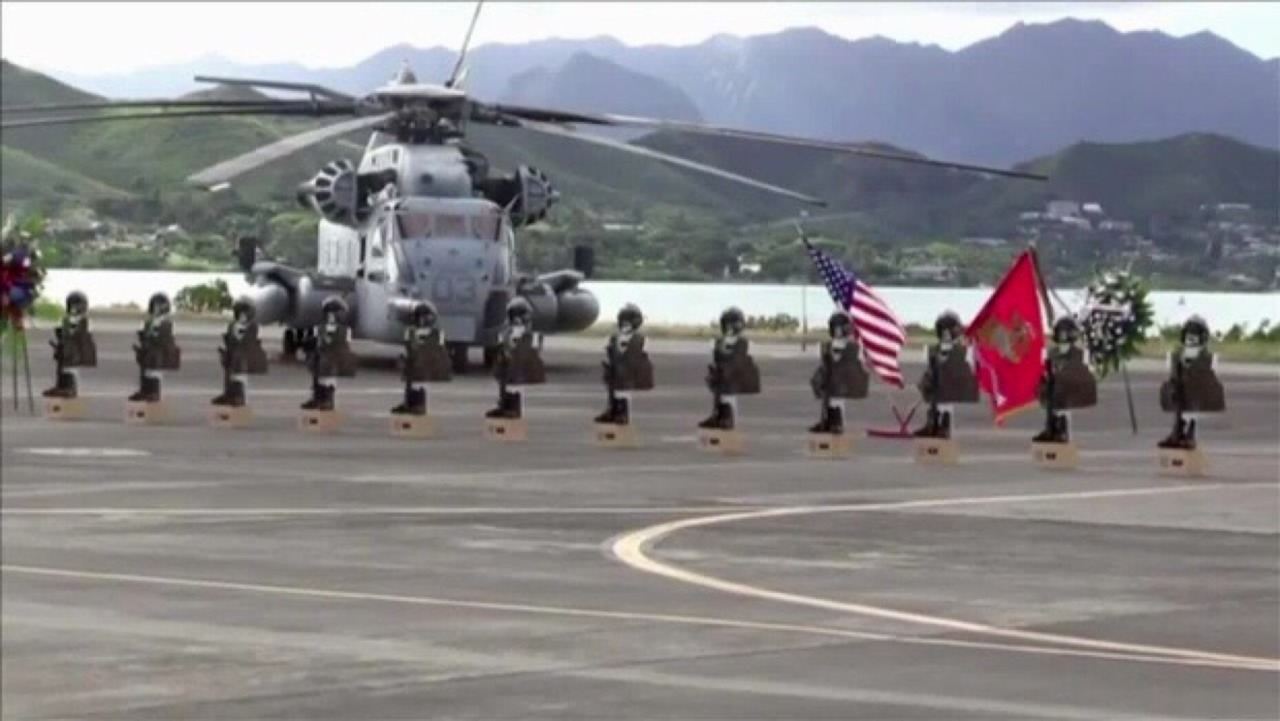 peerintothepast:  Honoring 12 Fallen Marines in Hawaii. Semper Fidelis.  Never Forget