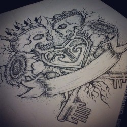 brutalgeneration:  #brutalgeneration #artwork #art #tattoo check out my artwork ( instagram @blackdotx ) for tattoo design 