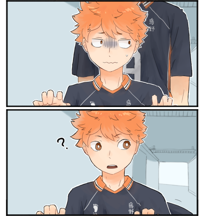 mia-nee-chan:  I made a dumb kagehina comic.   _(:3 」∠)_  Bonus: