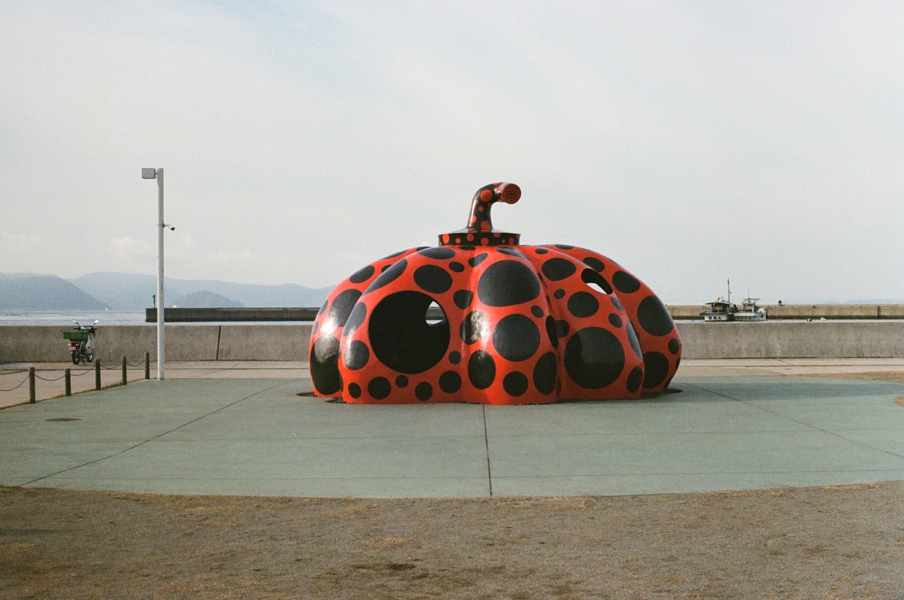 Naoshima famous red pumpkin!