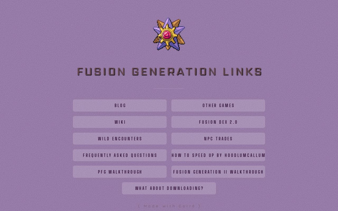 Pokemon fusion generation 2 download