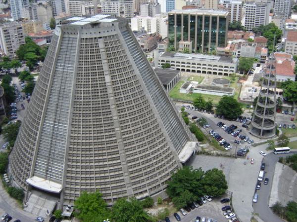 architectureland:  Metropolitan Cathedral of Rio de Janeiro designed by Edgar Foncecain