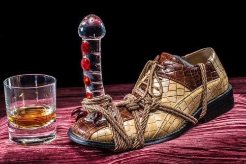 mbradfordphotography: From the bootcock series. This is Pimpcock. Rope by me glass by @rpglassaz #bo