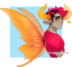 clock-heart:  his pretty wings