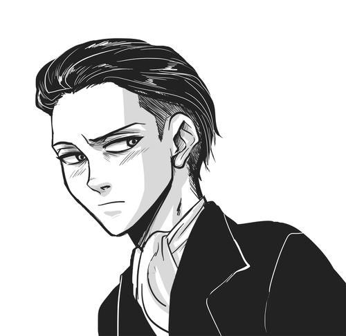 you shimmy-shook my bones — Could you draw levi with his hair slicked back?  I...