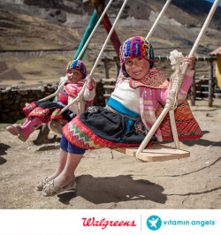 walgreens:    In their village high in the Peruvian Andes, Rosemary and Soniada were both born small. Their growth was further stifled because they weren’t getting vital nutrients from their diet. Now these four-year-olds are well and full of life because