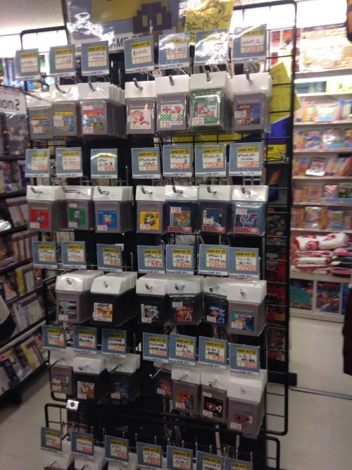 destinys-aborted-child:  There’s this small shop in japan that just sells these.. I immediately teared up when I went in cuz all of my childhood memories came rushing back! I bought a new game boy Color and two Pokemon games ! 