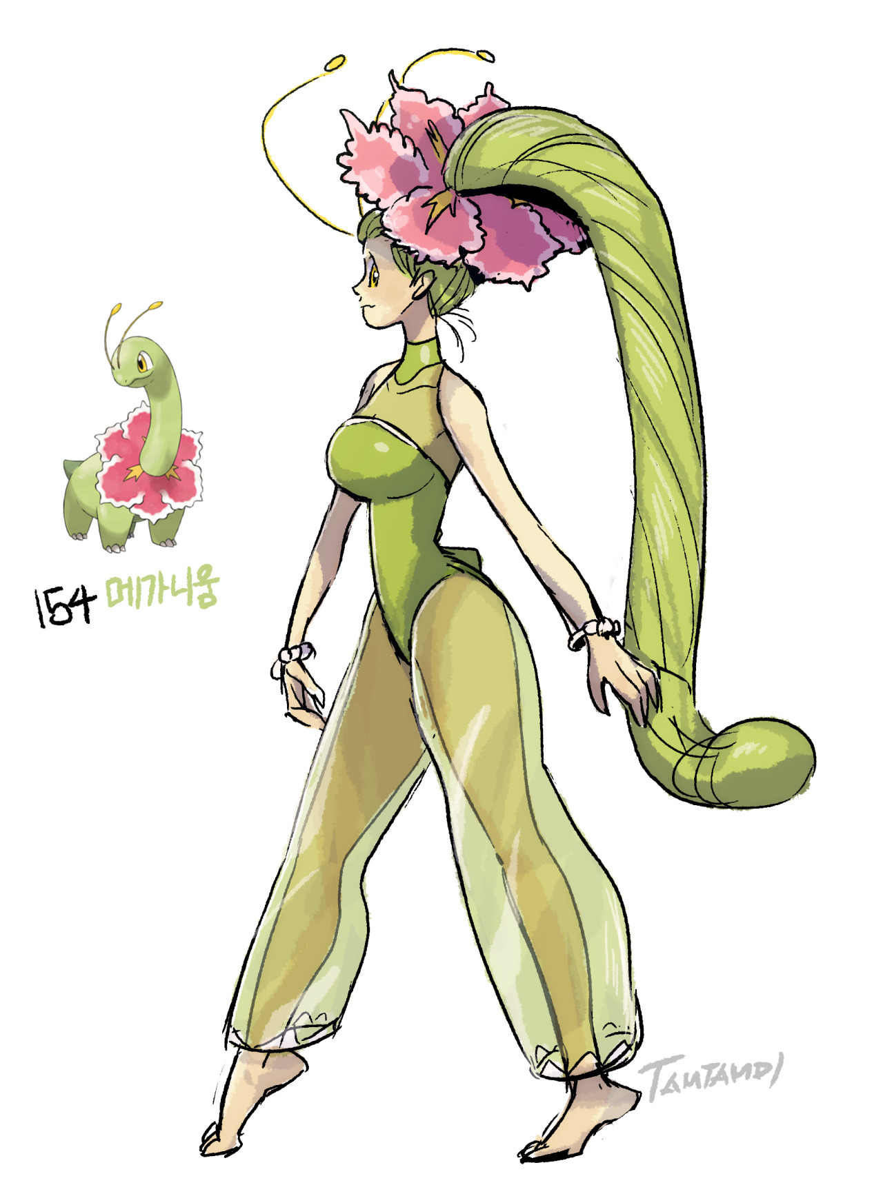 My doodle box — 152. Chikorita 153. Bayleef 154. Meganium ...