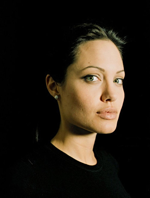 Angelina Jolie photographed by Gautier Deblonde, 2003