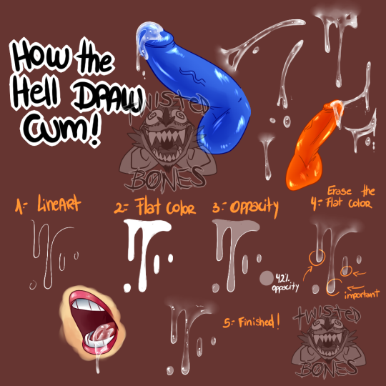 How To Draw Cum