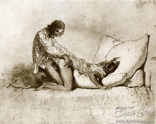 theobscene:  Mihály Zichy - Hungarian - 1827-1906  The bottom one is awesome.