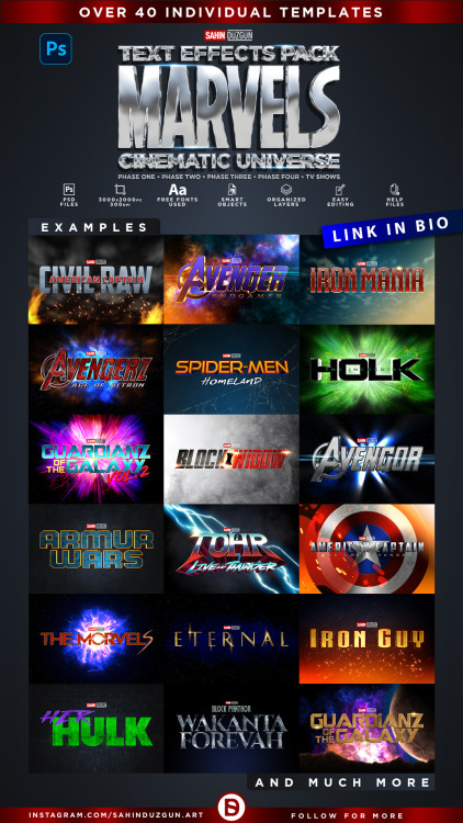 MCU Ultimate Bundle | Text-Effects | TempPack by Sahin Düzgün