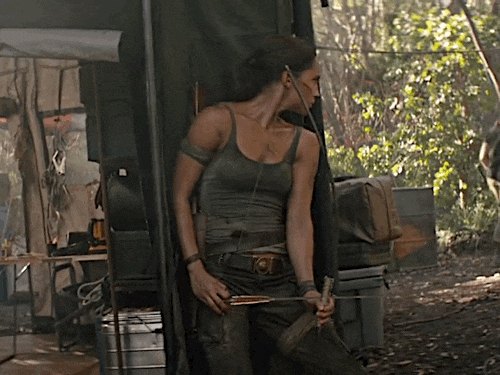 Alicia Vikander in Tomb Raider