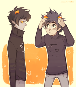 somebody suggested John dressing up as Karkat