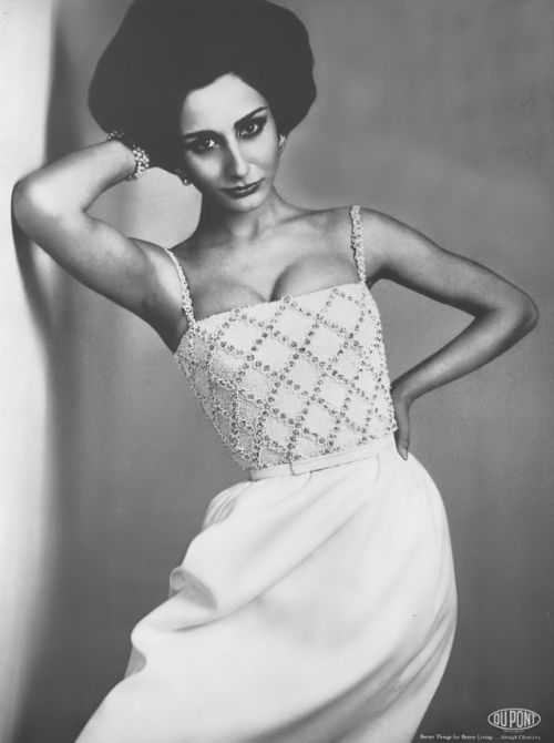 Photos Of Naty Abascal As A Model In The 1960s.