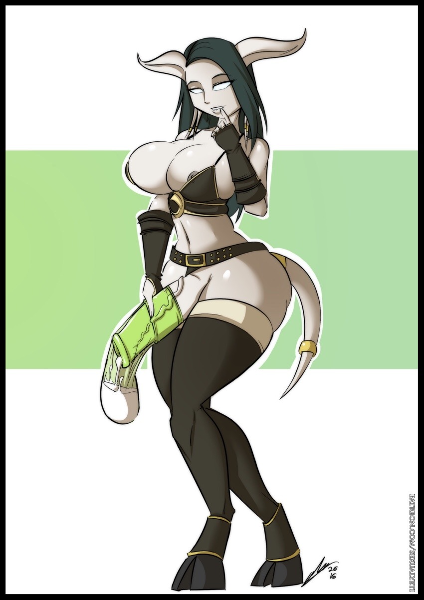 horsecockfutanari:  post-futa2:  Horsecock Futanari w/ Condoms [Request]  - Artists: