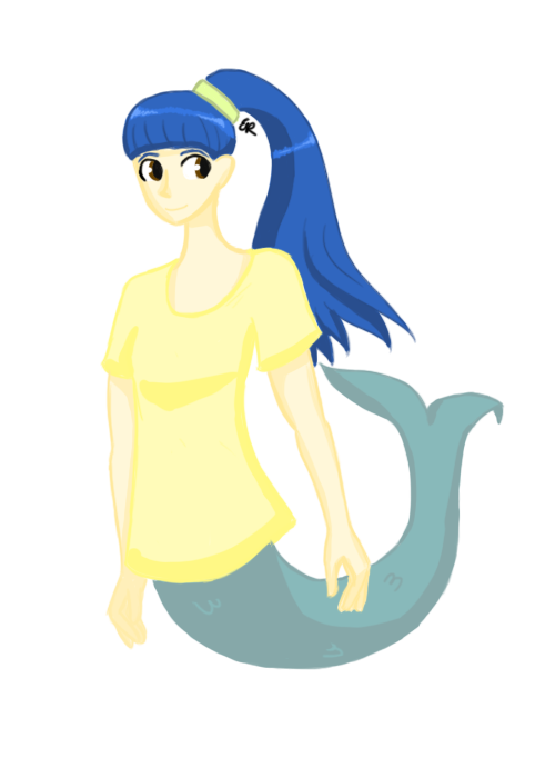 dipdaps:drew yallegamosalfinal’s super cute mermaid OC, Luna