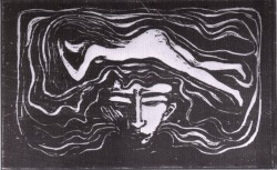 nobrashfestivity:Edvard Munch, In the brain