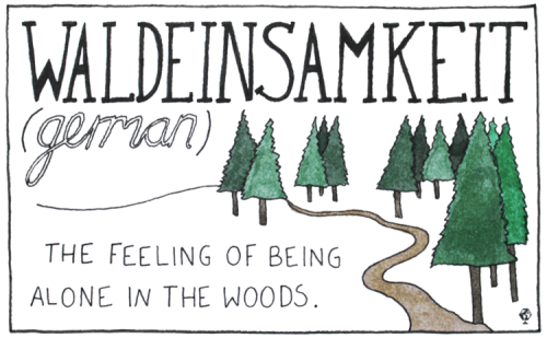 surrealitybytes: Untranslatable words illustrated