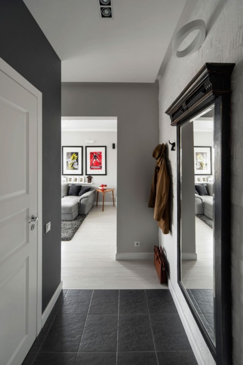 boldempire:  Bold Empire // Compact Bachelor Haven in Moscow by M2 Project | © 