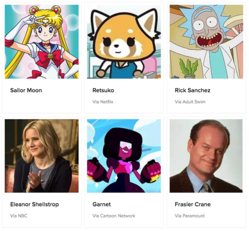 tippysaurusrex:weirdbuzzfeed:Play Matchmaker With Fictional Characters And We’ll Predict Your Love L