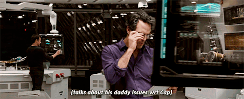 evilwomen:Tony Stark + his instant connection to BruceNick Fury, probably: Since yesterday, you’ve m