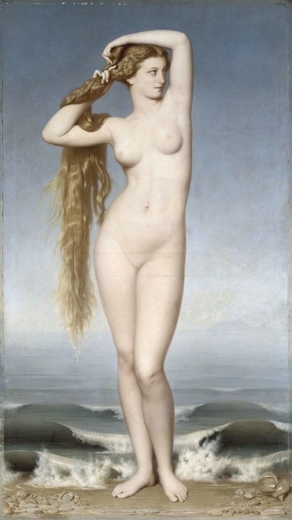  Birth of Venus, by Eugène Emmanuel Amaury Duval (1863).