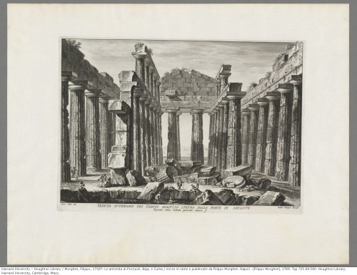 Morghen, Filippo, 1730-approximately 1807. Le antichita di Pozzuoli, Baja, e Cuma, 1769.Typ 725.69.5