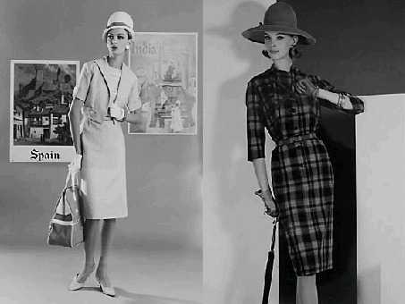 Early&rsquo;s 60s fashion is marked by a more conservative, structured form of style. Contrastin