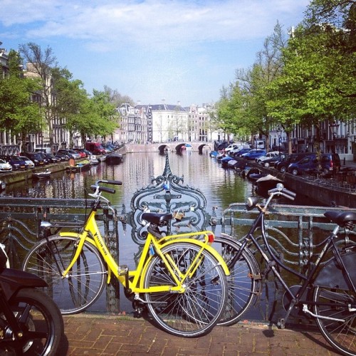 Rented a bike and riding around checking out some museums before my evening shoot. Hello Amsterdam, you are already blowing my mind.