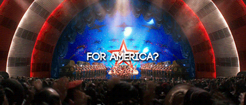 marriedsupersoldiers:We know it’s no one but Captain AmericaWho’s here to prove that we can?Who’ll f