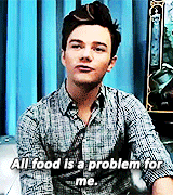 chriscolfer:   chris + food  