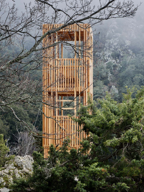 subtilitas: Orma - National park observation towers, Venaco 2018. Photos © Julien Kerdraon, David Gi